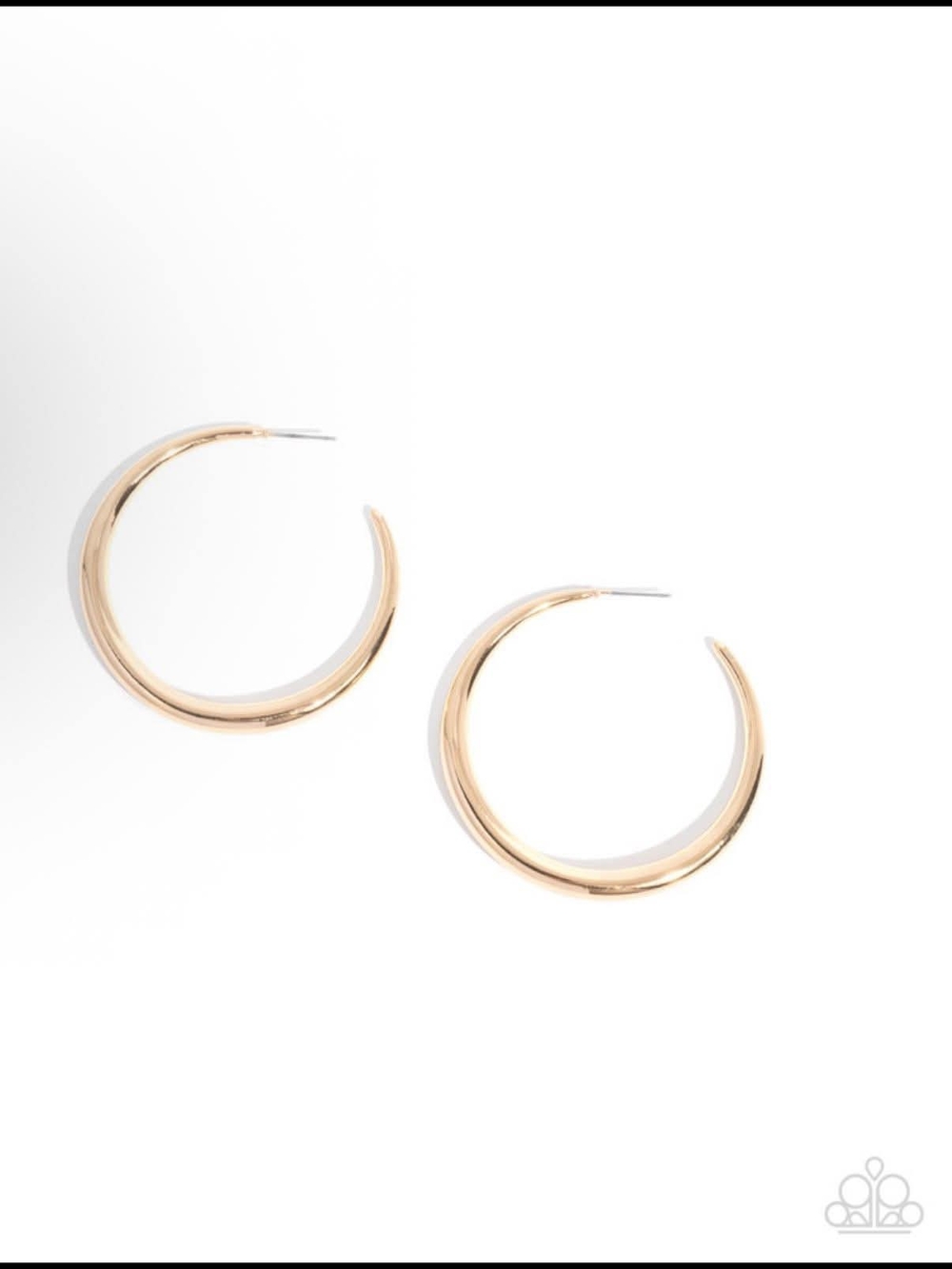 Classic Gold-Tone Hoop Earrings - Women Jewelry